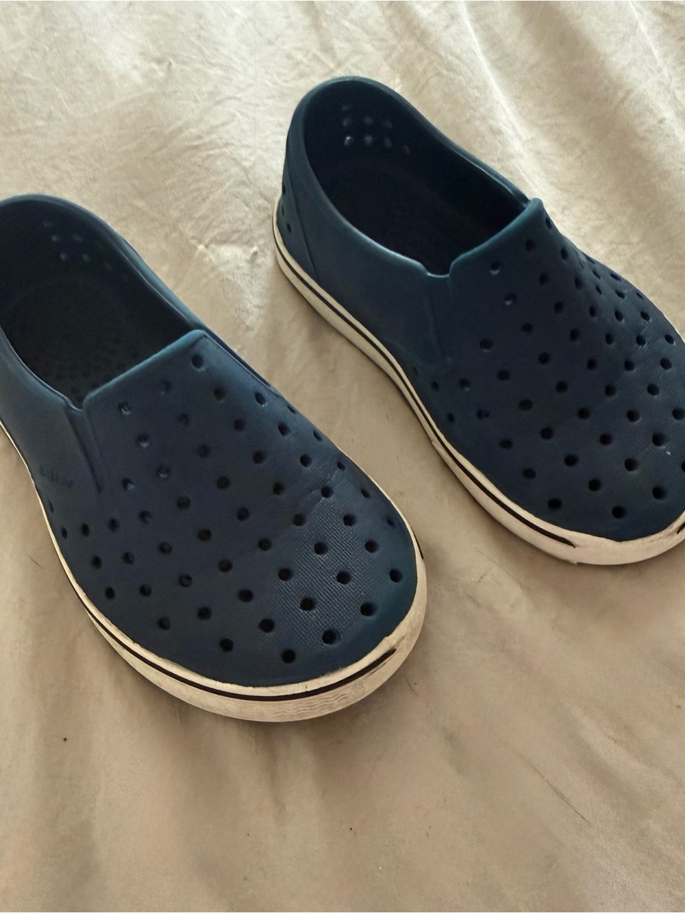 Native Jefferson Slip-On Kids Shoes - Navy